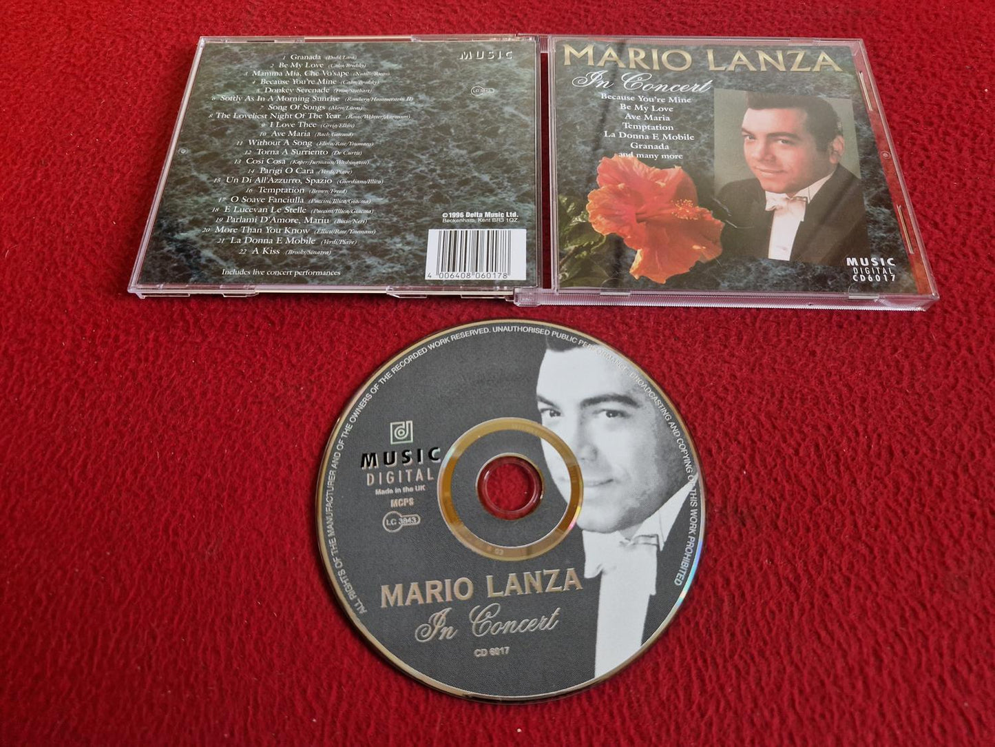 MARIO LANZA IN CONCERT CD