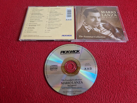 MARIO LANZA IN CONCERT THE ESSENTIAL COLLECTION CD
