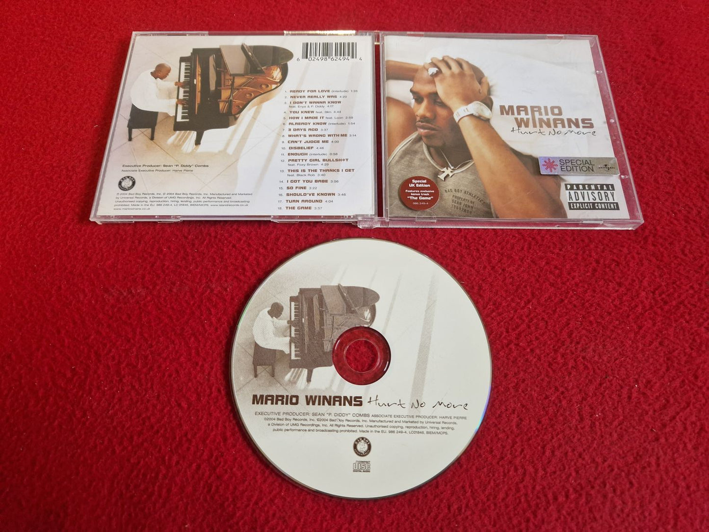 MARIO WINANS HURT NO MORE CD