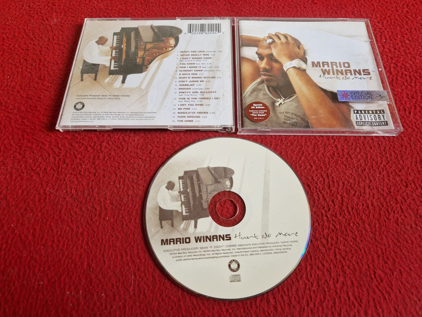 MARIO WINANS HURT NO MORE CD