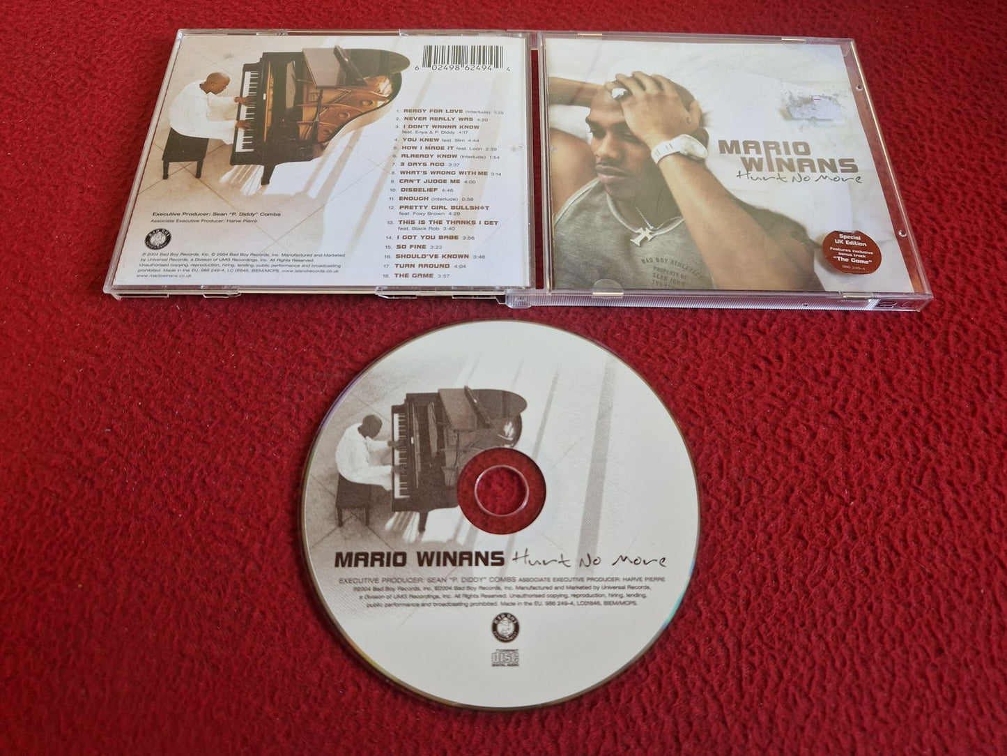 MARIO WINANS HURT NO MORE CD