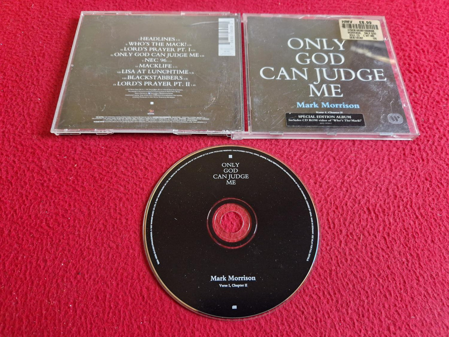 MARK MORRISON ONLY GOD CAN JUDGE ME CD