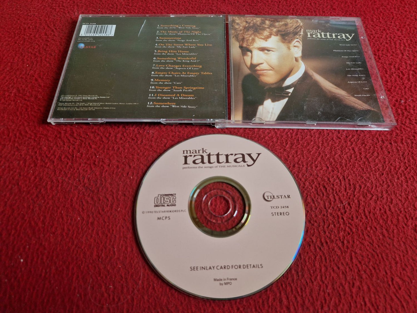 MARK RATTRAY PERFORMS THE SONGS OF THE MUSICALS CD