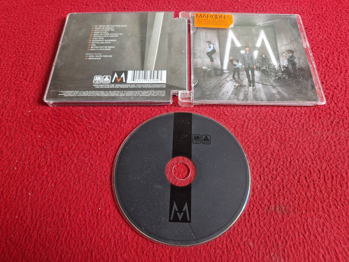 MAROON 5 IT WON'T BE SOON BEFORE LONG CD