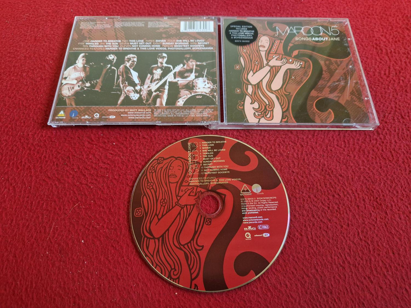 MAROON 5 SONGS ABOUT JANE CD