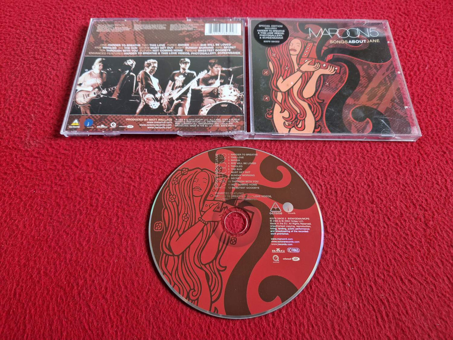 MAROON 5 SONGS ABOUT JANE CD