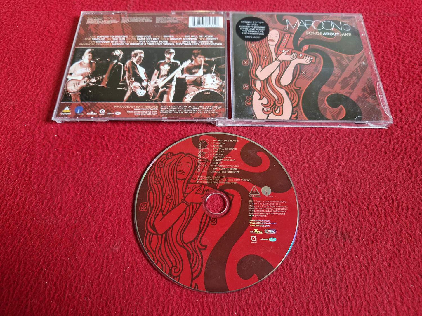 MAROON 5 SONGS ABOUT JANE CD