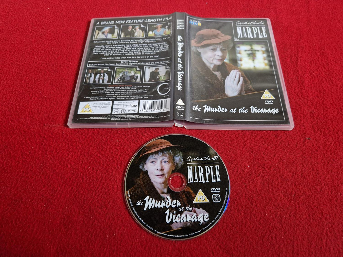 MARPLE THE MURDER AT THE VICARAGE DVD
