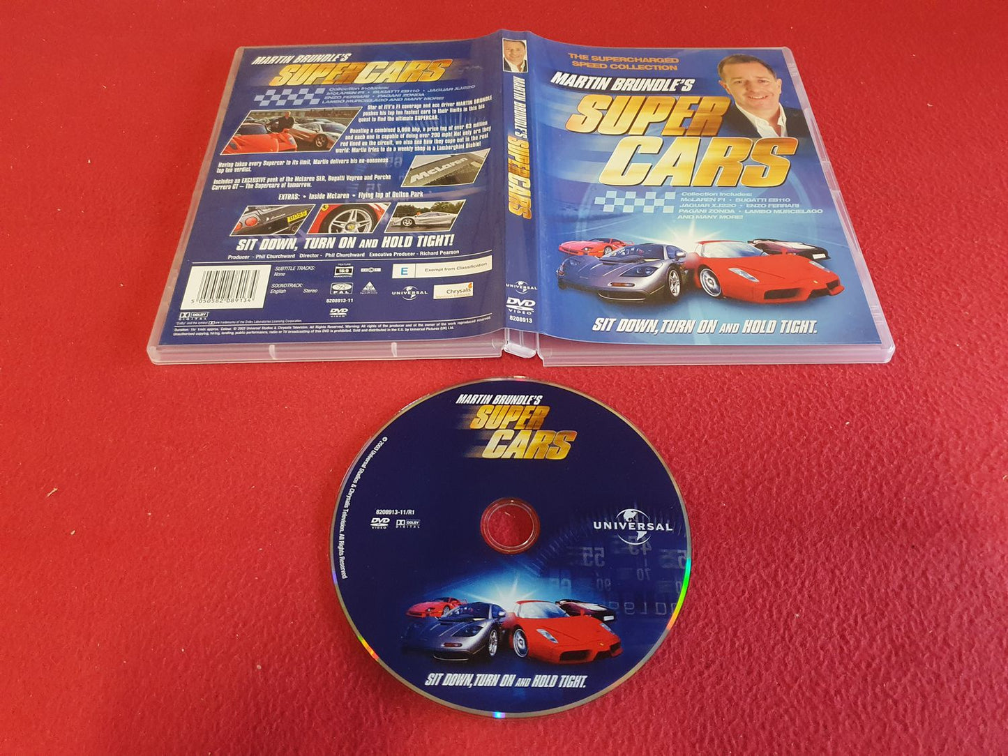 MARTIN BRUNDLES SUPER CARS till DVD