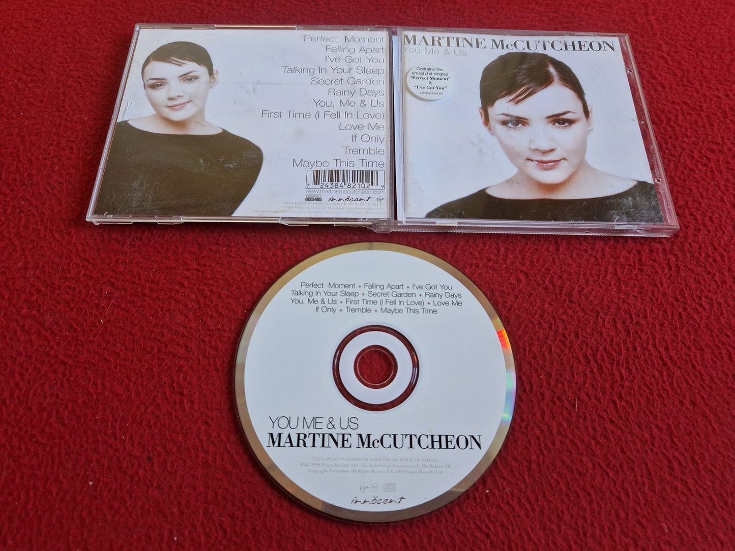 MARTINE MCCUTCHEON YOU ME & US CD