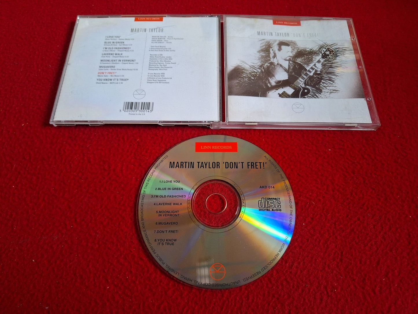 MARTIN TAYLOR DON'T FRET CD