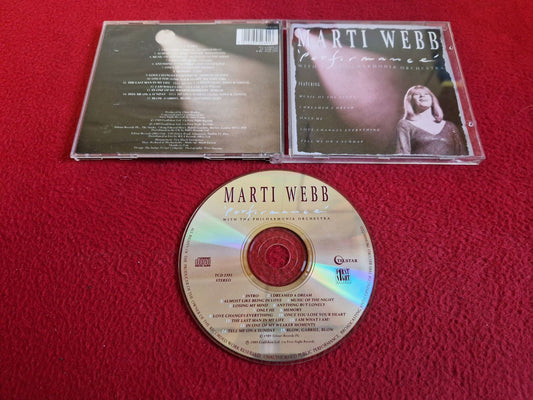 MARTI WEBB PERFORMANCE CD