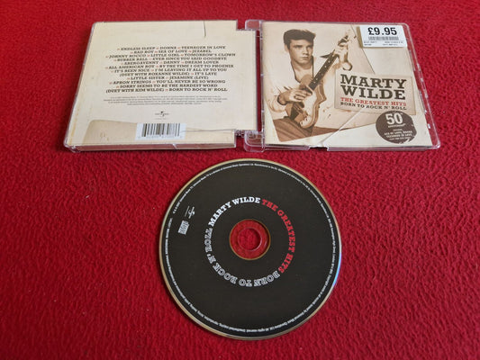 MARTY WILDE THE GREATEST HITS BORN TO ROCK'N ROLL CD