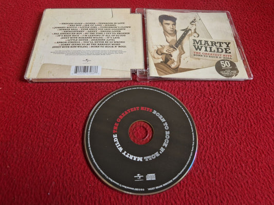 MARTY WILDE THE GREATEST HITS BORN TO ROCK N' ROLL CD