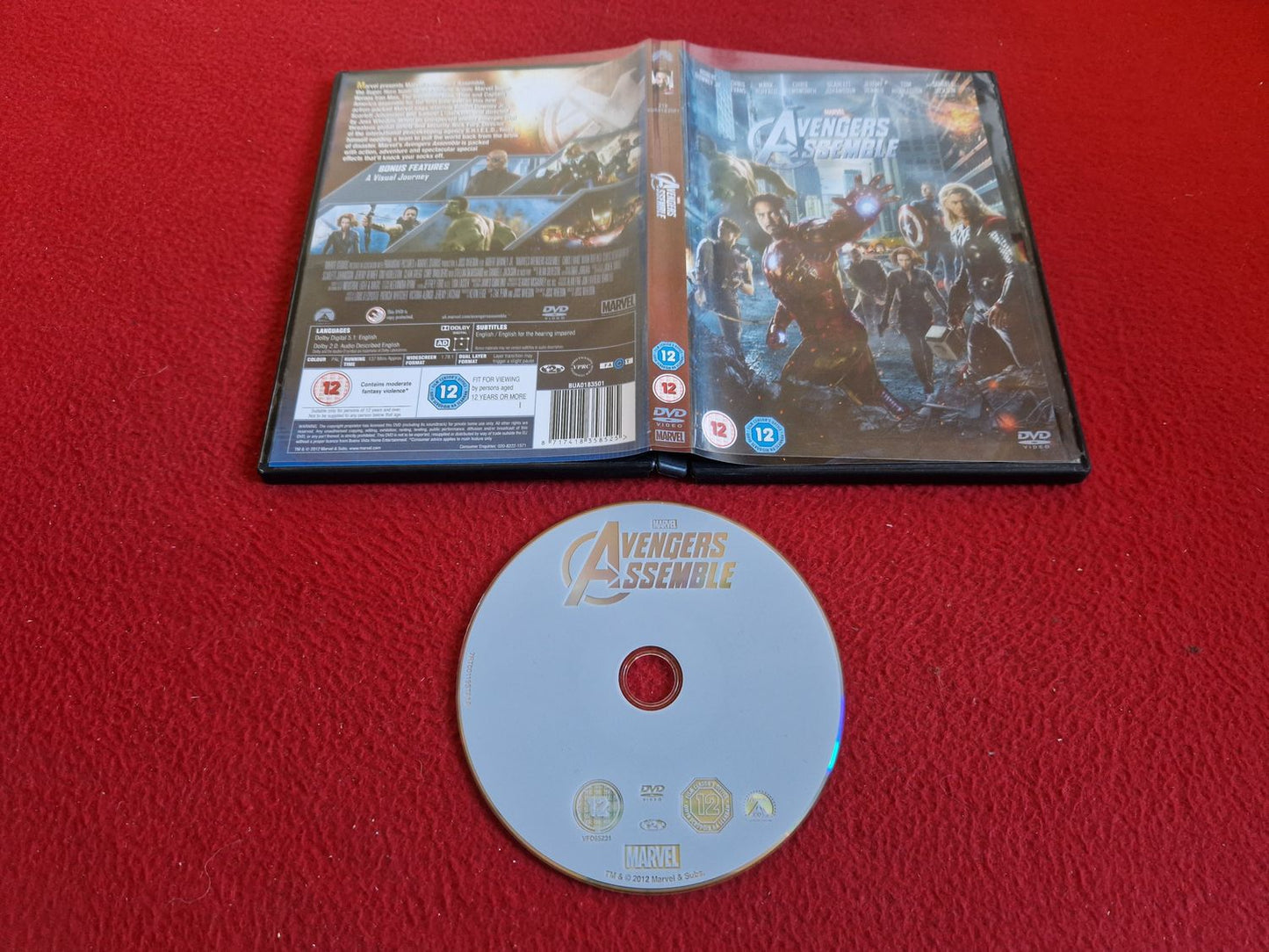 MARVEL AVENGERS ASSEMBLE DVD