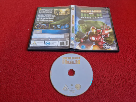 MARVEL IRONMAN HULK HEROES UNITED DVD