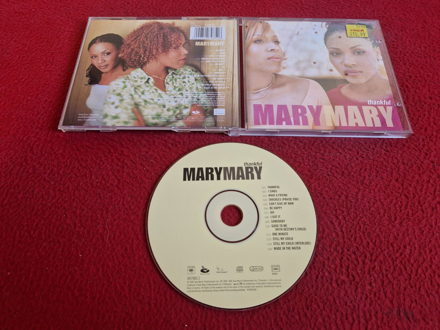 MARY MARY THANKFUL CD