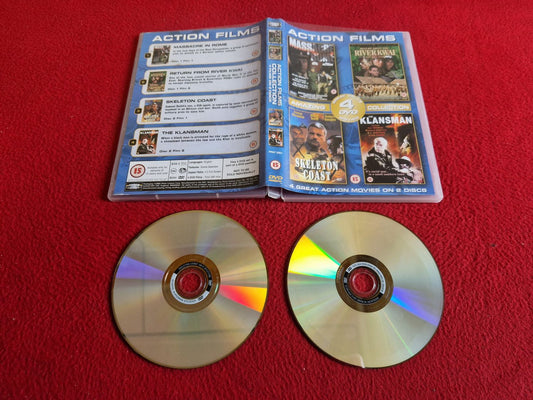 MASSACRE IN ROME / RETURN FROM THE RIVER KWAI / SKELETON COAST /THE KLANSMAN DVD