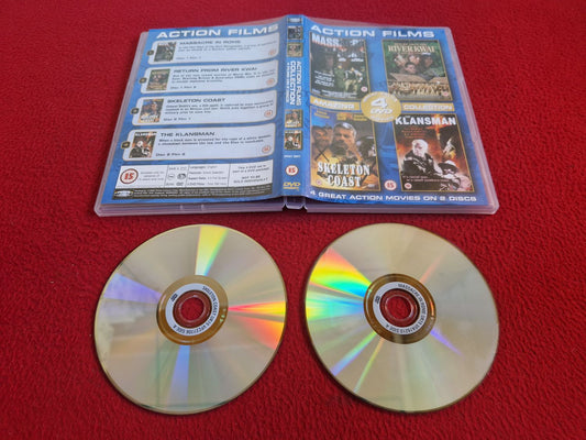 MASSACRE IN ROME /RETURN FROM THE RIVER KWAI / SKELETON COAST / THE KLANSMAN DVD