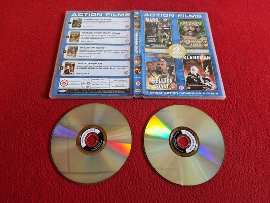 MASSACRE IN ROME / RETURN FROM THE RIVER KWAI / SKELETON COAST /THE KLANSMAN DVD