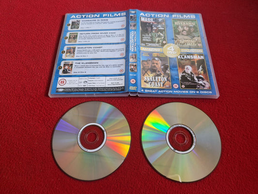 MASSACRE IN ROME / RETURN TO THE RIVER KWAI / SKELETON COAST / THE KLANSMAN DVD