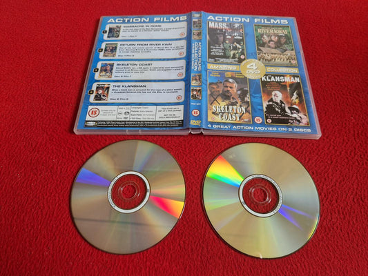 MASSACRE IN ROME / RIVER KWAI / SKELETON COAST / THE KLANSMAN DVD