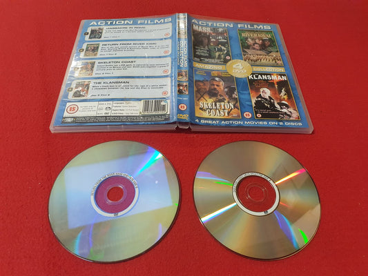 MASSACRE IN ROME / RIVER KWAI / SKELETON COAST / THE KLANSMAN till DVD