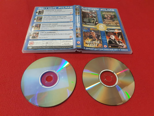 MASSACRE IN ROME / RIVER KWAI / SKELETON COAST / THE KLANSMAN till DVD