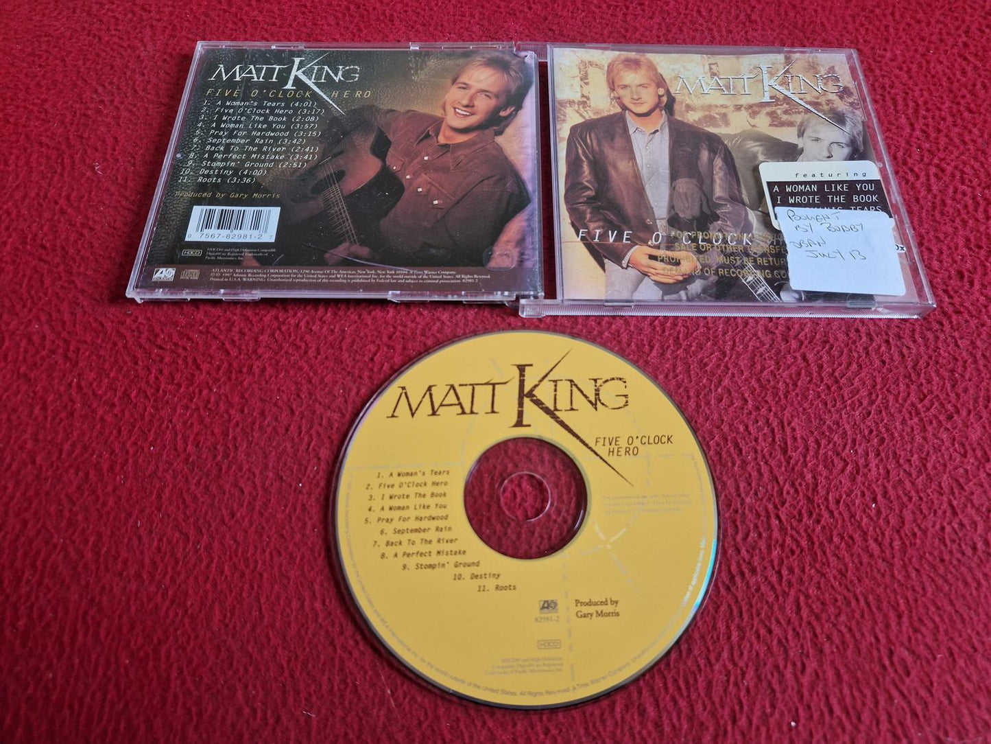 MATT KING FIVE O'CLOCK HERO CD