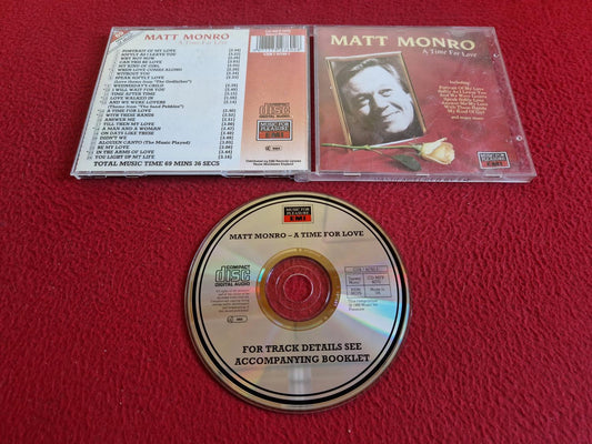 MATT MONRO A TIME FOR LOVE CD