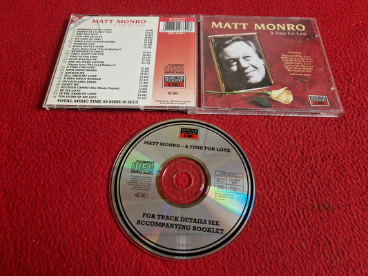 MATT MONRO A TIME FOR LOVE CD