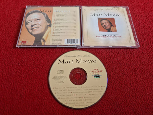 MATT MONRO BORN FREE HIS GREATEST HITS CD