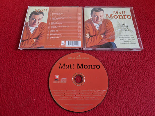 MATT MONRO GREAT LOVE SONGS CD