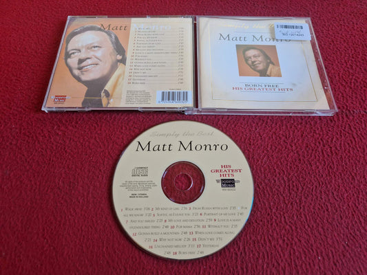 MATT MONRO HIS GREATEST HITS CD