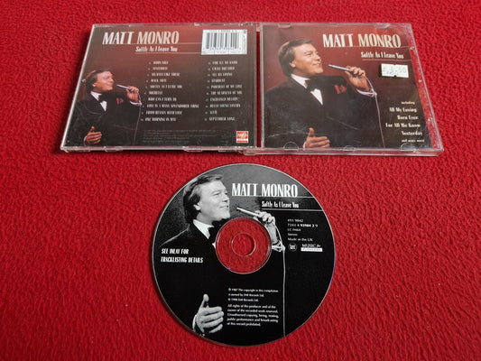 MATT MONRO SOFTLY AS I LEAVE YOU CD
