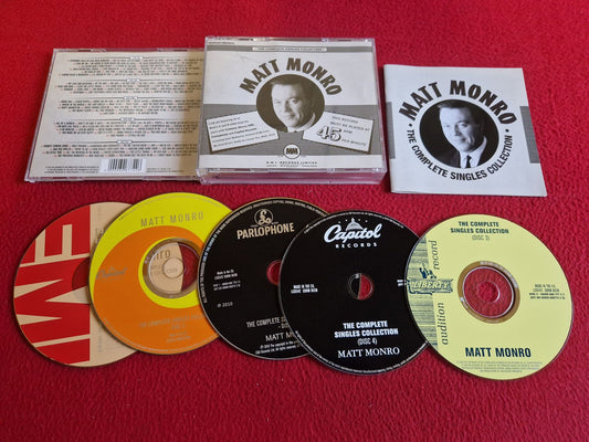 MATT MONRO THE COMPLETE SINGLES COLLECTION CD BOX