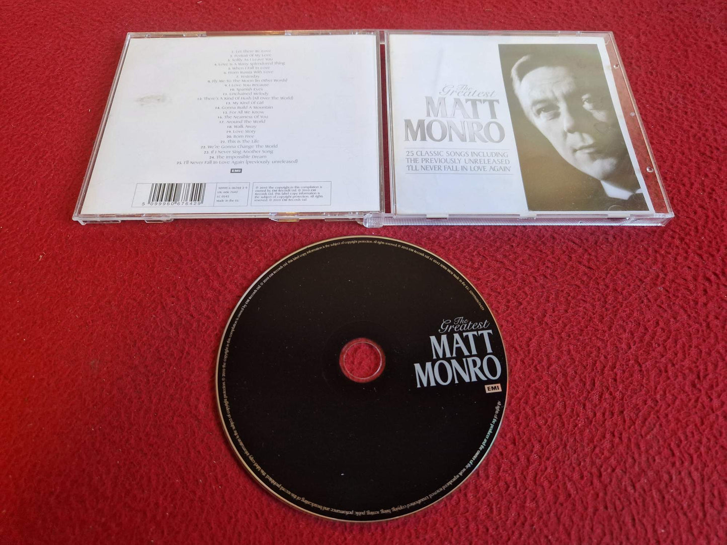 MATT MONRO THE GREATEST CD