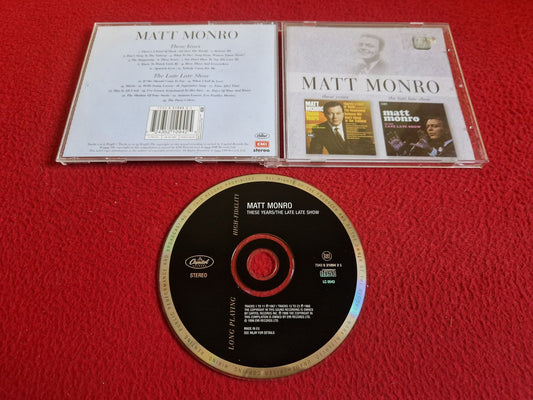 MATT MONRO THESE YEARS THE LATE SHOW CD