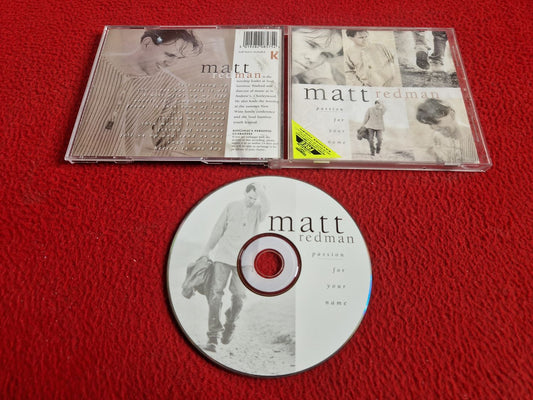 MATT REDMAN PASSION FOR YOUR NAME CD