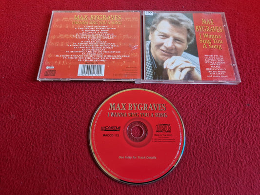 MAX BYGRAVES I WANNA SING YOU A SONG CD