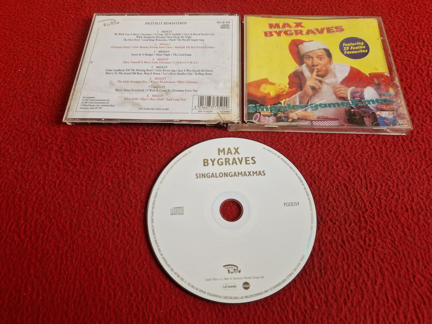 MAX BYGRAVES SINGALONGAMAXMAS CD