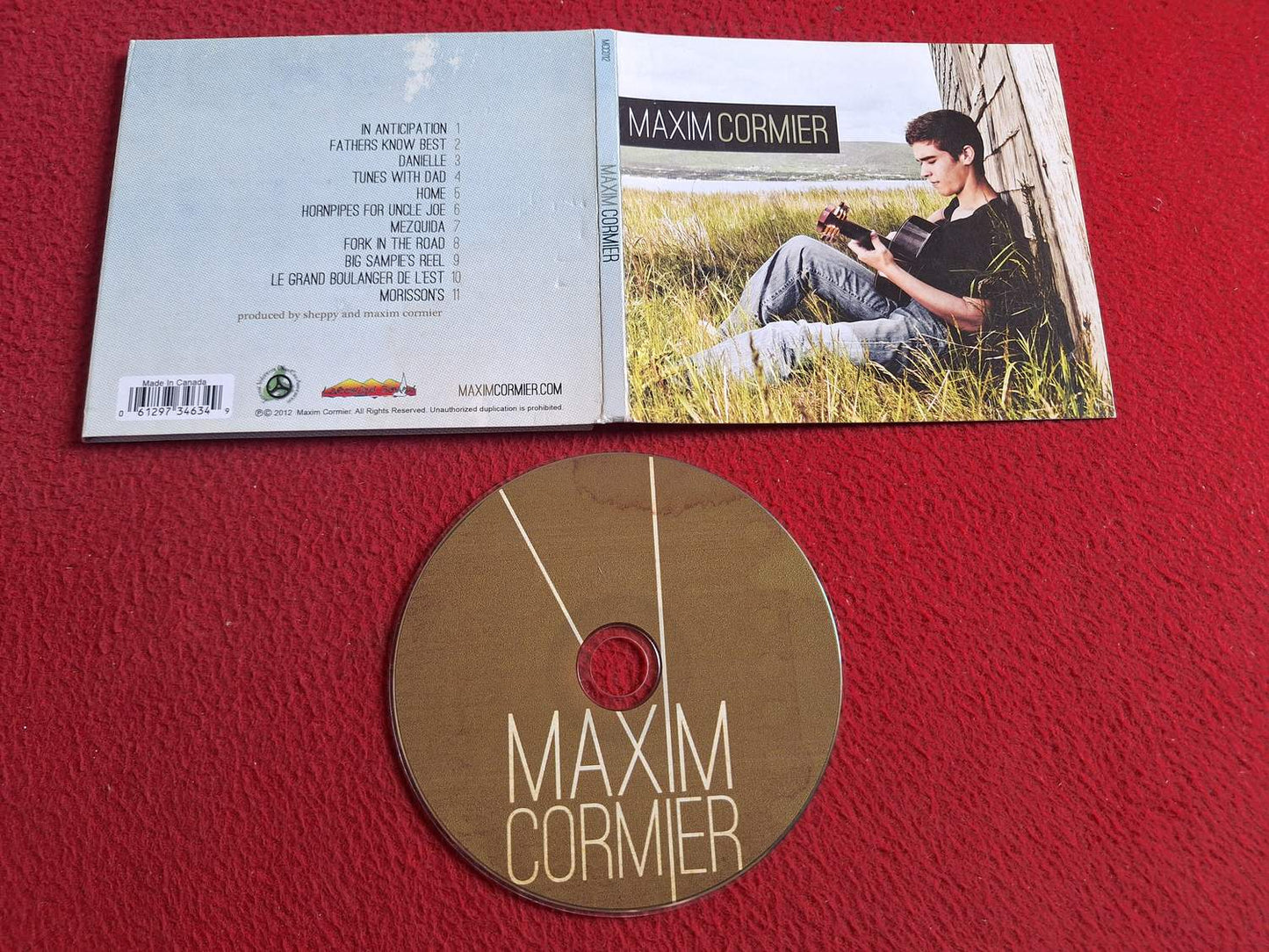 MAXIM CORMIER - MAXIM CORMIER CD
