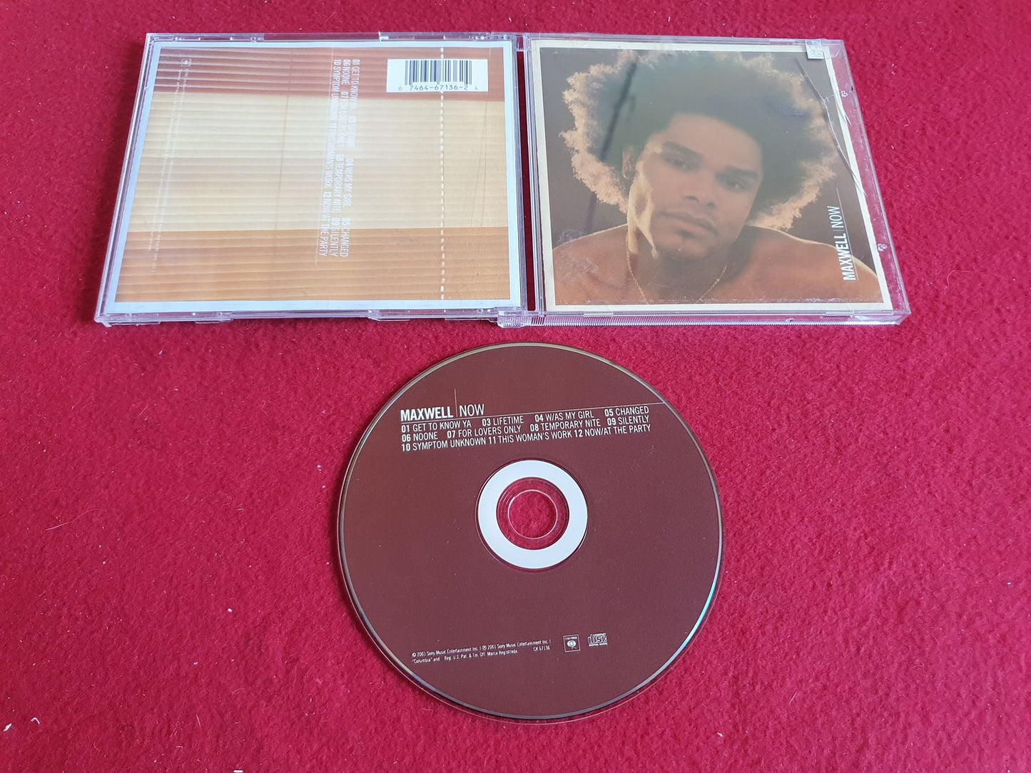 MAXWELL NOW till CD