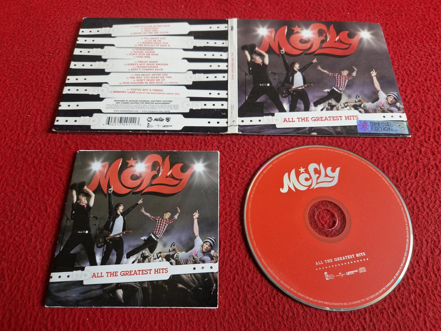 MCFLY ALL THE GREATEST HITS CD