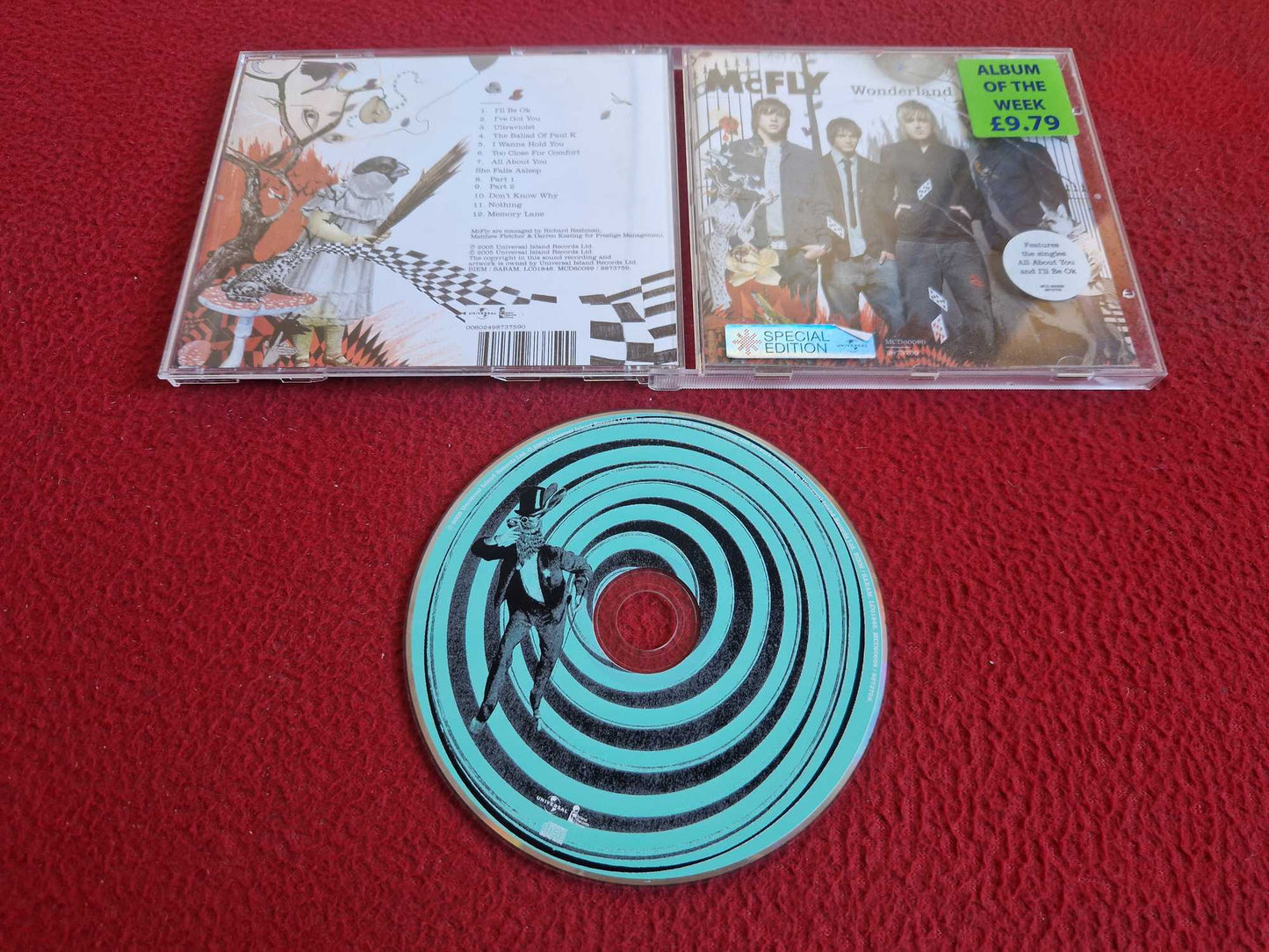 MCFLY WONDERLAND CD