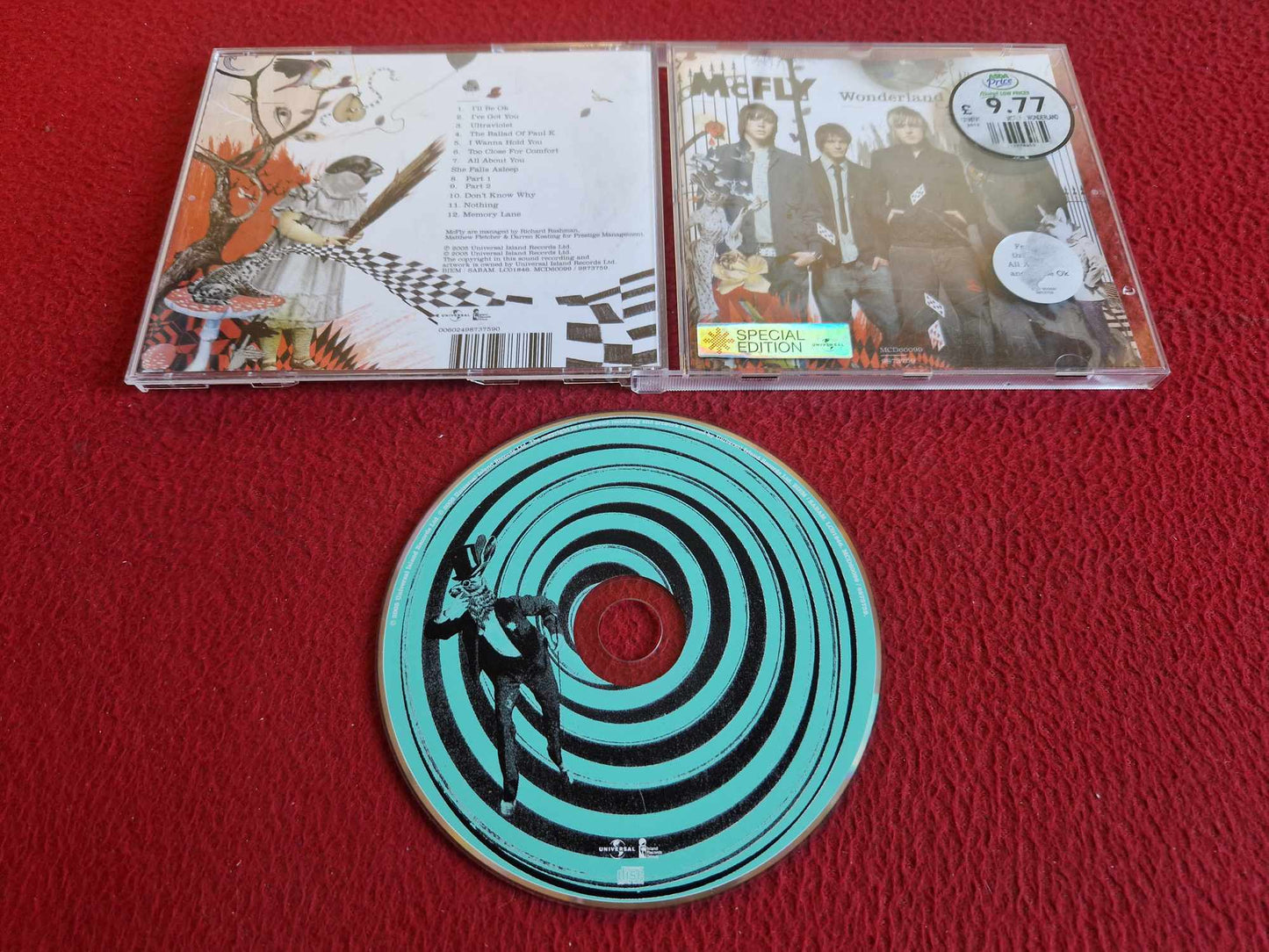 MCFLY WONDERLAND CD