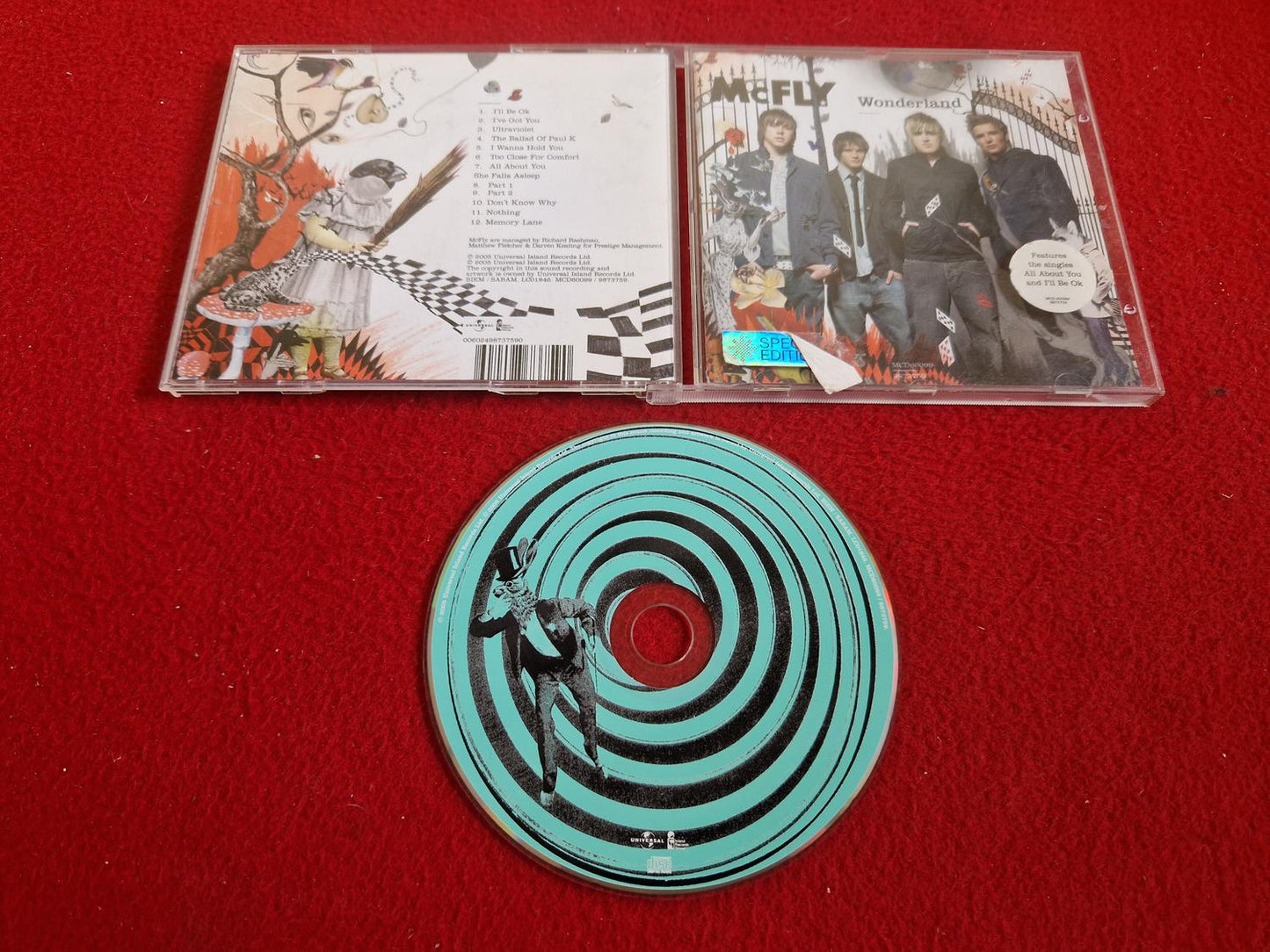 MCFLY WONDERLAND CD