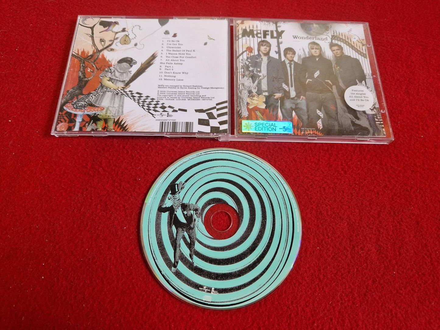 MCFLY WONDERLAND till CD