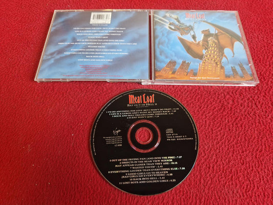 MEAT LOAF BAT OUT OF HELL II BACK INTO HELL... CD