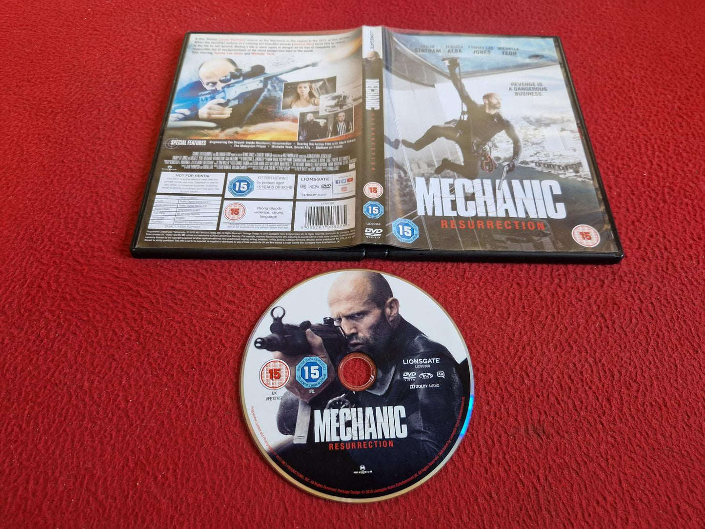 MECHANIC RESURRECTION DVD